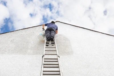 Peinture extérieure à Montagnieu — façades et ravalement